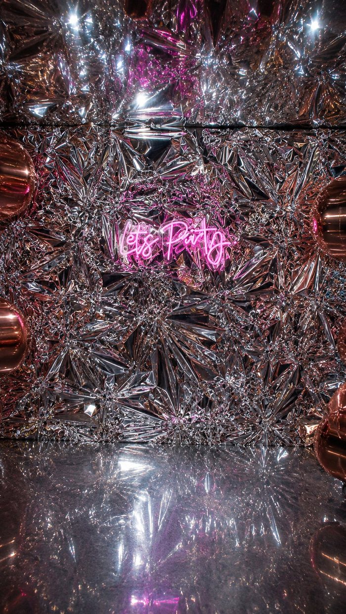 Neon-Schild Let's Party